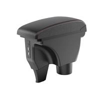 HPZPRPCEW Accoudoir Central Pour TOYOTA Pour Yaris Pour TOYOTA Pour Yaris Pour Vitz Boîte D'accoudoir(B1rtificial leather)