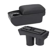 HPZPRPCEW Accoudoir Citroën C2 C3 Boîte De Rangement Pour Accoudoir De Voiture Porte-gobelet Aménagement Intérieur(C3 Noir blanc SANS USB)