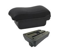 HPZPRPCEW Accoudoir De Voiture Pour Peugeot 307 Boîte À Accoudoir Pour Peugeot 307 CC Cabriolet Boîte De Rangement(Ligne noire A2 Pas d'USB)