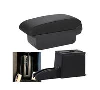HPZPRPCEW Accoudoir Pour N&issan Pour DATSUN MIDO NODO Accoudoir De Voiture Boîte De Rangement Accessoires Détails Intérieurs Accoudoir Central(C2 Ligne noire PAS d'USB)