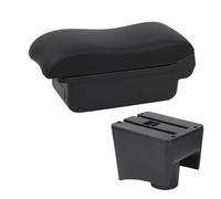HPZPRPCEW Accoudoir Pour VW Pour POLO Boîte D'accoudoir Pour VW POLO Pour Mk5 6R Pour Vento Accoudoir De Voiture 2010-2018(Ligne noire A2 Pas d'USB)