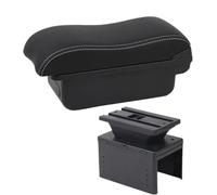 HPZPRPCEW Accoudoir Universel Pour Voiture Boîte De Rangement Pour Accessoires Automobiles Pièces Détachées(Ligne blanche A3 Pas d'USB)