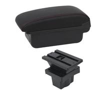 HPZPRPCEW Boîte À Accoudoir Centrale Pour S&koda Pour Octavia Pour S&koda Pour Yeti Mk2 2005-2012 Pièces De Rétrofit Auto Boîte De Rangement(Ligne rouge B1)
