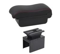 HPZPRPCEW Boîte À Accoudoir Pour TT Coupé Pour TT Boîte De Rangement Centre Avec Interface USB(Ligne rouge B2)