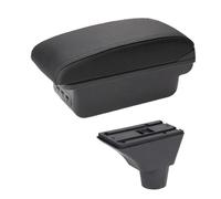 HPZPRPCEW Boîte D'accoudoir Central De Voiture Pour Opel Pour Meriva Boîte Console Centrale Support De Coude De Bras Étui De Rangement(B-Black black line)