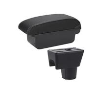 HPZPRPCEW Boîte D'accoudoir Central Pour N&issan Pour Terrano 3 Boîte D'accoudoir Pour Voiture Boîte De Rangement Pièces Auto Accessoires Auto(C3 Noir blanc SANS USB)