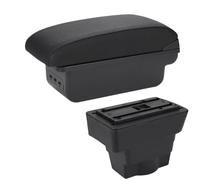 HPZPRPCEW Boîte D'accoudoir De Voiture Pour Opel Pour Astra Pour Astra J 2012-2020 Boîte D'accoudoir Central Boîte De Rangement Pièce De Rétrofitage(B2 ligne noire 3USB)