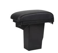 HPZPRPCEW Boîte D'accoudoir Noir Secrétaire Auto Pour PEUGEOT 2008 Boîte De Rangement Centrale Modification Console Centrale Auto Interface USB(Black white line)
