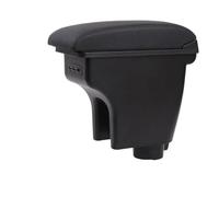 HPZPRPCEW Boîte D'accoudoir Pour C&hevrolet Pour Aveo Pour Lova T200 T250 Boîte D'accoudoir Centrale Avec Rangement Console Et Support Bras/coude(Ligne noire noire)
