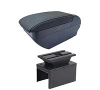 HPZPRPCEW Boîte D'accoudoir Pour Fiat Pour Grande Pour Punto Pour Punto Boîte D'accoudoir Voiture Boîte De Rangement Central(F ligne noire Pas d'USB)
