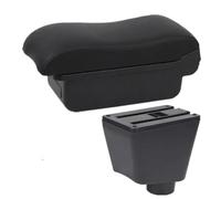 HPZPRPCEW Boîte D'accoudoir Pour R&enault Pour Clio Captur Pour Clio1 Pour Clio2 Pour Clio3 Pour Clio 4 Pour Clio RS Captur Console Boîte De Rangement(Une ligne noire Pas d'USB)