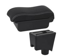 HPZPRPCEW Boîte De Rangement - Détails Intérieurs - Accessoires Auto Accoudoir De Voiture Pour N&issan Pour Almera G15(Ligne blanche B3 3USB)