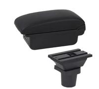 HPZPRPCEW Boîte De Stockage Centrale Rétrofit Intérieur Pour F&ord Pour Focus Mk1 Boîte D'Accoudoir Pour Focus Boîte D'Accoudoir Pour Voiture(B black line 3USB)