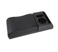 HPZPRPCEW Boîtier D'accoudoir Auto Coussin Réglable En Longueur Support De Coude Souple Accoudoir Universel Avec Ports USB De Charge Et Porte-gobelet(A type Black)