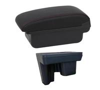 HPZPRPCEW Boîtier D'accoudoir Auto Pour Toyota Pour Hilux Console Centrale De Bras De Repos Stockage Interface USB(Ligne rouge B1)