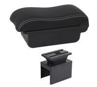 HPZPRPCEW Boîtier D'accoudoir Pour Fiat Pour Grande Pour Punto Pour Fiat Pour Punto Voiture Boîtier De Rangement Central Avec USB(Ligne Blanche C2)