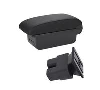 HPZPRPCEW Boîtier D'Accoudoir Voiture Pour N&issan Pour NV200 Pour Evalia 2019-2016 Boîtier D'Accoudoir Boîte De Rangement Intérieur Accessoires(B2 ligne noire 3USB)