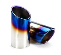 HPZPRPCEW Cache-embout De Silencieux D'échappement Pour VW Pour Touran 5T1 Pour Tiguan MK2 Pour Golf MK7 Pour Polo 6R Pour Jetta MK6 Accessoires Auto(Bleu)