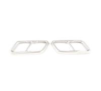 HPZPRPCEW Cache-silencieux Arrière En Acier Inoxydable Pour Série 2 F44 2020 2021 2022 2023 2024 Accessoires Extérieurs(Argent C)