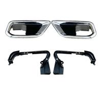 HPZPRPCEW Cache-tuyau D'échappement Arrière En ABS Pour CRV CR-V 2023 2024 Accessoire De Voiture(4 pièces)