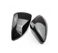 HPZPRPCEW Coiffe De Rétroviseur Pour VW Pour GOLF 7 MK7.5 GTI R GTE Coques Latéral Noir Brillant(Noir brillant)