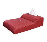 HPZPRPCEW Coussin Rehausseur D'accoudoir De Voiture Avec Boîte À Mouchoirs Housse Pour Console Centrale(Wine Red)