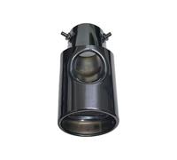 HPZPRPCEW Embout De Silencieux D'échappement 73 Mm En Acier Inoxydable Pour Mitsubishi Pour Pajero V31 V33 V73 V93 V97 2007-2018 2019(NOIR)