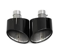 HPZPRPCEW Embout De Silencieux D'échappement En Acier Inoxydable Pour A4 A5 A6 A7 Mise À Niveau RS4 RS5 RS6 RS7 Accessoires Automobiles(NOIR)