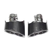 HPZPRPCEW Embout De Silencieux D'échappement En Fibre De Carbone Pour RS3 RS4 RS5 RS6 RS7 A3 A4 A5 A6 A7 S4 S5 S6 S7 Accessoires Automobiles