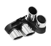 HPZPRPCEW Embout De Silencieux Noir En Acier Inoxydable Pour A6 A7 C8 2019 2020 2021 2022 2023 2024 Mise À Niveau De L'échappement S6 S7(Argent)