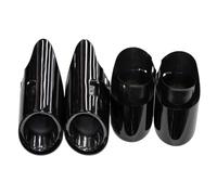 HPZPRPCEW Embout D'échappement En Acier Inoxydable Noir Pour Macan S 2.9T 3.0T 2014 2015 2016 2017 2018 2019 2020 2021 2022 2023 2024