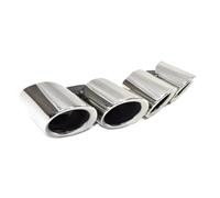 HPZPRPCEW Embout D'échappement Quad Pour Panamera 971 972 2017 2018 2019 2020+ De Silencieux Remplacement Système(Argent B)