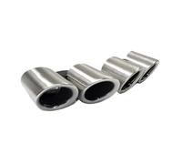 HPZPRPCEW Embout D'échappement Quad Pour Panamera 971 972 2017 2018 2019 2020+ De Silencieux Remplacement Système(Silver A)