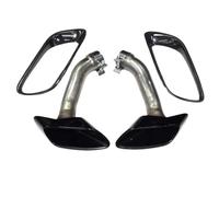 HPZPRPCEW Embout D'échappement Quadruple Pour X6 E71 2008 2009 2010 2011 2012 2013 Silencieux Carré Noir(NOIR,Square)