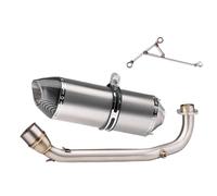 HPZPRPCEW Kit De Mise À Niveau Du Système D'échappement Semi-bleu Pour Moto Pour HUSKY ADV 150 - Accessoires Modifiés(Style E)