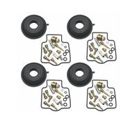 HPZPRPCEW Kit De Réparation De Carburateur Avec Membrane Pour Kawasaki Pour Ninja ZX6 ZX600E 1993 1994 1995 1996 1997 1998 1999 2000 2001 2002