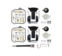 HPZPRPCEW Kit De Réparation De Carburateur Pour Moto Pour YAMAHA Pour V-STAR GSTAR XVS650 Diaphragme À Flotteur Jeu De Vis D'accélérateur Aircut(Style d)