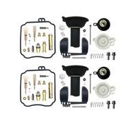 HPZPRPCEW Kit De Réparation De Carburateur Pour Moto Pour YAMAHA Pour V-STAR GSTAR XVS650 Diaphragme À Flotteur Jeu De Vis D'accélérateur Aircut(Style J)