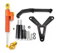 HPZPRPCEW Kit De Support Fixation Et D'amortisseur Direction En Aluminium CNC Motif Carbone Pour YAMAHA Pour Tracer 900 GT 2021-2023(Model H)