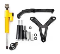 HPZPRPCEW Kit De Support Fixation Et D'amortisseur Direction En Aluminium CNC Motif Carbone Pour YAMAHA Pour Tracer 900 GT 2021-2023(Model E)