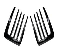 HPZPRPCEW Kit Garniture Pare-chocs Avant Noir Brillant Séparateur Phare Antibrouillard Réglage La Carrosserie Pour VW Pour Golf 7 MK7 GTI 2013 2014 2015 2016