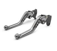 HPZPRPCEW Levier De Frein Et D'embrayage Pour Moto Pour Kawasaki Z750R 2011-2012 Z1000 2007-2016(GRIS,147mm)