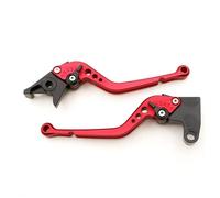 HPZPRPCEW Levier De Frein Et D'embrayage Pour Moto Pour Kawasaki Z750R 2011-2012 Z1000 2007-2016(ROUGE,177mm)