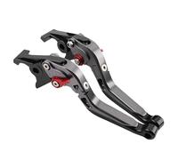 HPZPRPCEW Leviers De Frein Et D'embrayage Extensibles Réglables Pliables Pour Motos Pour VFR 800F/X VFR800 F/VTEC VFR1200X(Red gray)