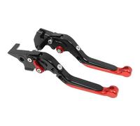 HPZPRPCEW Leviers De Frein Et D'embrayage Pliables Réglables Pour Motos Pour CBR600 F2 F3 F4 F4i 1991-2007 CBR900RR 1993-1999 CB919(Noir rouge)