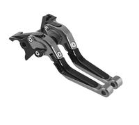 HPZPRPCEW Leviers De Frein Et D'embrayage Réglables Pliables Et Extensibles Pour Moto Pour DUCATI Pour MONSTER 695 696 795 796 400 620/MTS S2R 800(Titane)