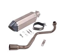 HPZPRPCEW Ligne D'échappement Avant Avec Silencieux DB Killer Pour Moto Pour GROM MSX125 MSX-125 MSX 125 SF 2013 2014 2015-2020 2021(Style E)