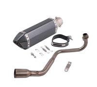 HPZPRPCEW Ligne D'échappement Avant Avec Silencieux DB Killer Pour Moto Pour GROM MSX125 MSX-125 MSX 125 SF 2013 2014 2015-2020 2021(Style C)
