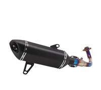 HPZPRPCEW Ligne D'échappement Complète Avec Silencieux Et Collecteur Central Pour Moto Pour XMAX300 Pour X-max300 2017 2018 2019-2023(StyleB)