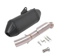 HPZPRPCEW Ligne D'échappement Complète Espace Moto Avec Silencieux Central Pour CFMOTO 800MT CF 800-5A 2021 2022(Style C)